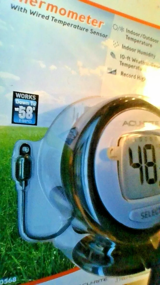 Wired Digital Temperature Sensor Probe Thermometer Indoor Outdoor