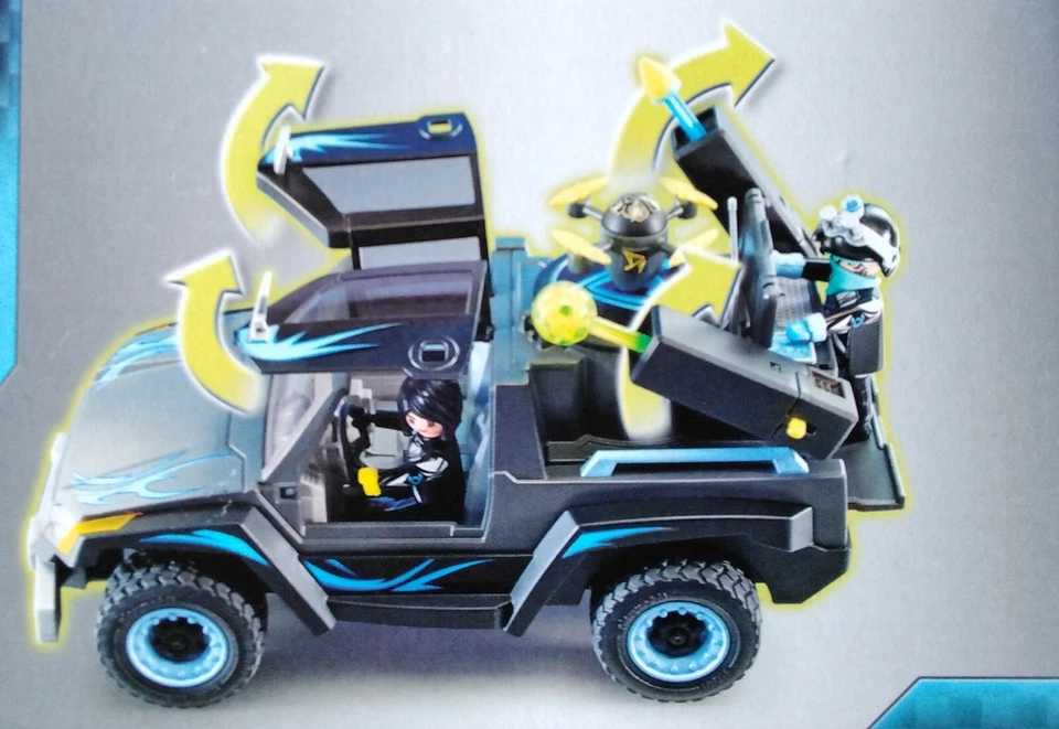 *-*Playmobil 9254 Dr. Drone Pick-Up-Top Agents-Komplett in OVP mit RC Modul*-* - Bild 4 von 4