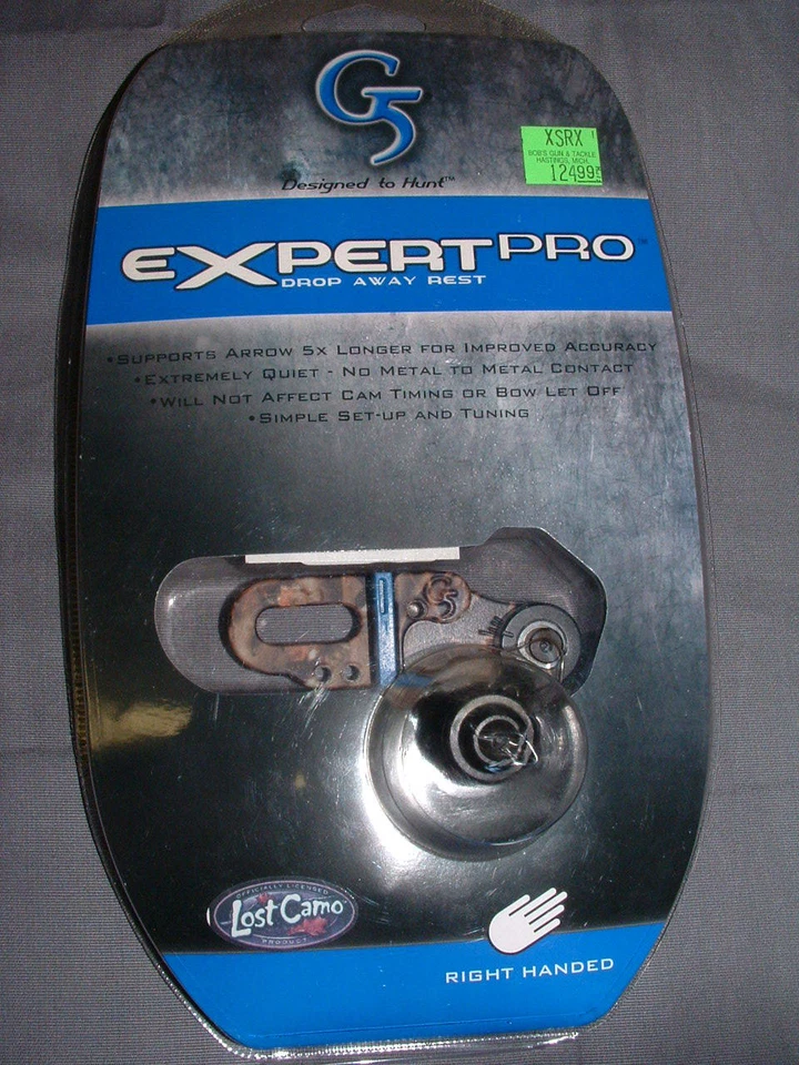 G5 Expert Pro Drop Away Rest Right Hand Model RealTree AP #284 or Lost Camo #288 - Image 2 of 2