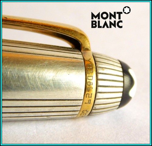 MONTBLANC Meisterstuck Solitaire Doue, Sterling Silver 925 Mozart, BALLPOINT PEN - Picture 13 of 15
