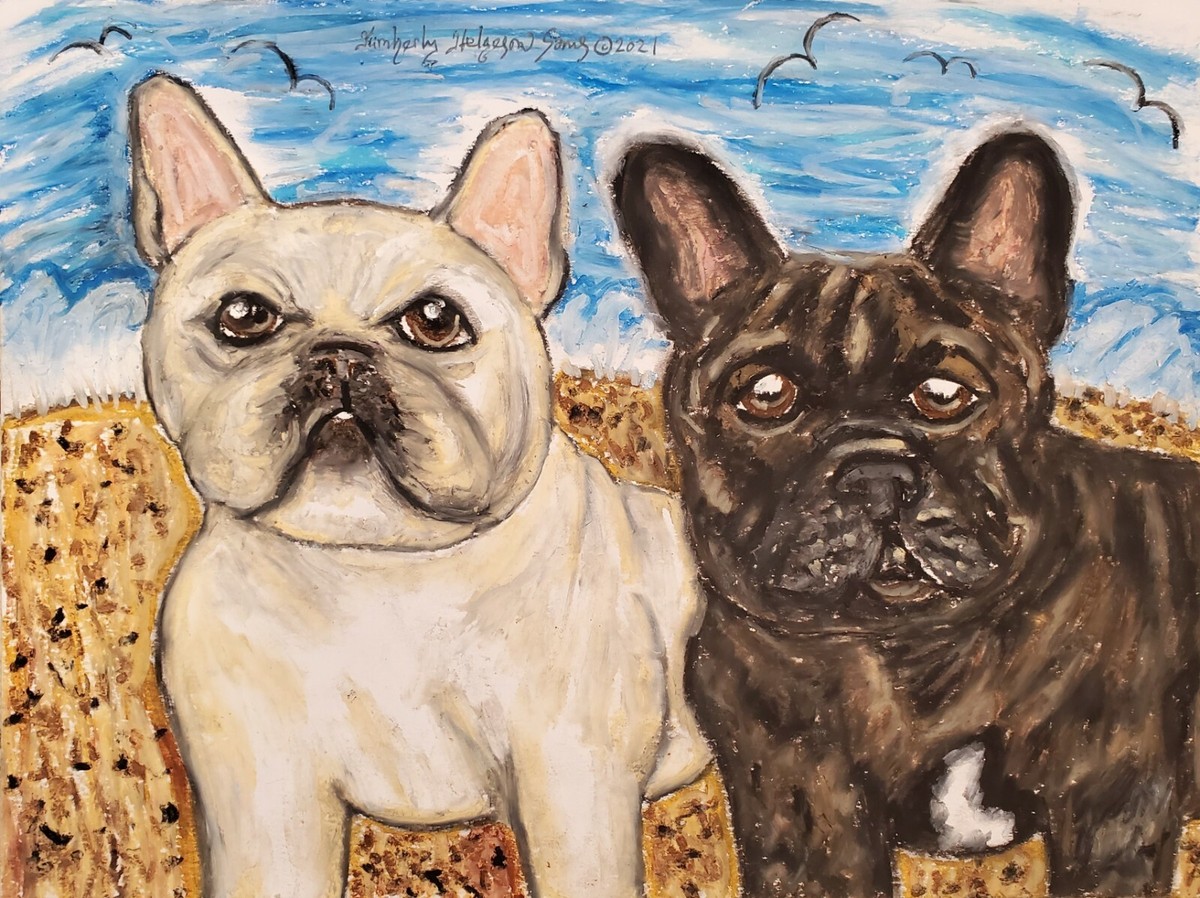 French Bulldog Art Print from Painting | Frenchie Gifts, Poster