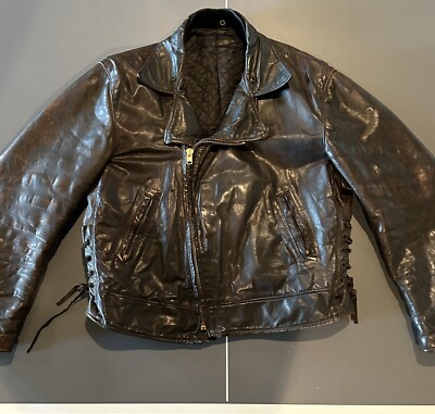VINTAGE 1968 Harley Davidson leather jacket | eBay