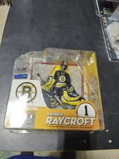 Andrew Raycroft, Boston Bruins, black jersey NHL McFarlane