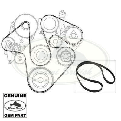 Land Rover Discovery series 2 v8 Air Con Alternator Belt with ACE Dayco ERR6896