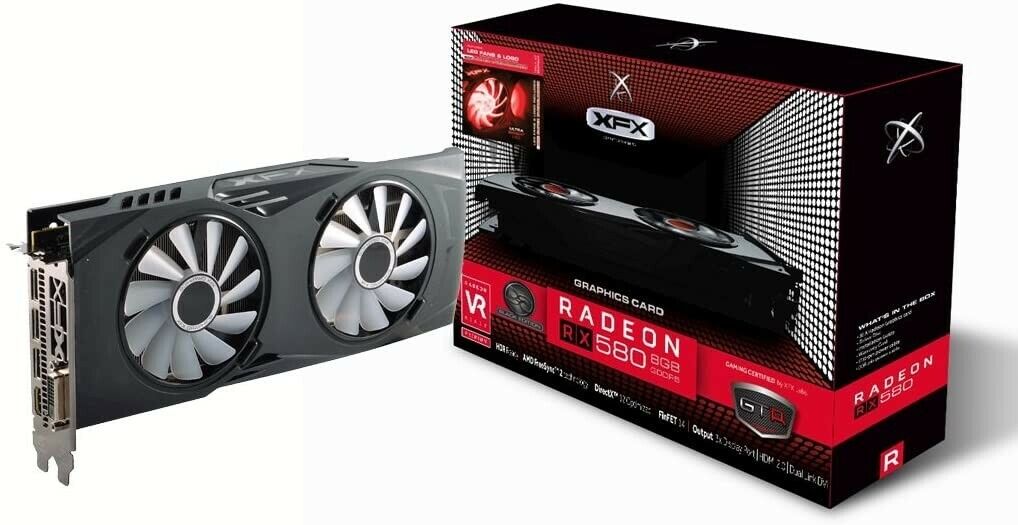 XFX AMD Radeon RX 580 8GB GDDR5 Graphics Card - ‎RX-580P828D6 for 