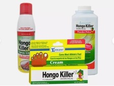 Hongo Killer Antifungal Treatment Kit. Antifungal Cream,Spray Liquid and Powder