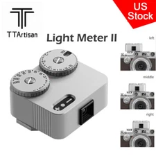 US TTArtisan Light Meter Mark II 2 Dials Camera Lightmeter Photometer Cold Shoe