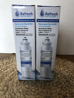 Refresh R 003 Water Filter Refrigerator Water Filter LG ADQ73613401, Kenmore 46-9490, Refresh R ...