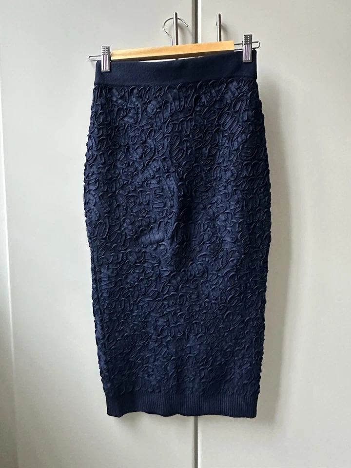 Traje de mujer azul oscuro colección Michael Kors, talla XS Foto 3 de 4