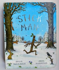Julia Donaldson Stick Man Board Book - 2011 1st Edition / 1st printing Rare.