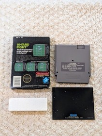 NINTENDO ENTERTAINMENT SYSTEM NES 10-YARD FIGHT - COMPLETE IN BOX 
