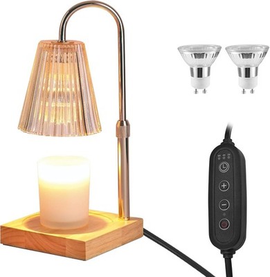 Kerzenwärmer Lampe Candle Warmer Lamp Duftlampe Wachswärmer mit Timer Dimmbare