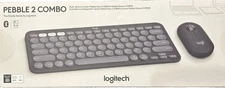 Logitech Pebble 2 Combo Compact Wireless Keyboard & Mouse 920-012061 NEW