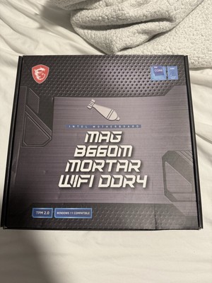 MSI MAG B660M MORTAR WIFI DDR4 LGA 1700 MicroATX Intel Motherboard