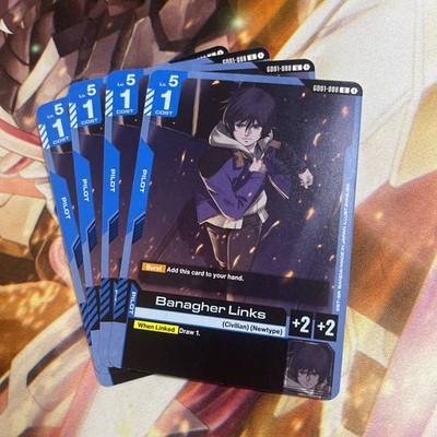 Gundam Card Game Banagher Links GD01-088 U Playset Of 4 Newtype Rising