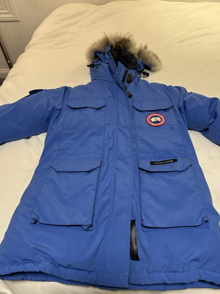 Auténtico. Parka Canada Goose Expedition Heritage con capucha de piel-W-XS- venta al por menor $2,000   Foto 3 de 4