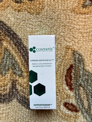 Cosmetic Skin Solutions Supreme Serum Ferulic, antioxidant, 1 oz, NEW & SEALED