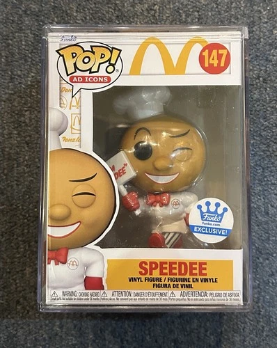 Funko Pop! Ad Icons McDonald’s SPEEDEE EXCLUSIVE #147 With Hard Case Protector