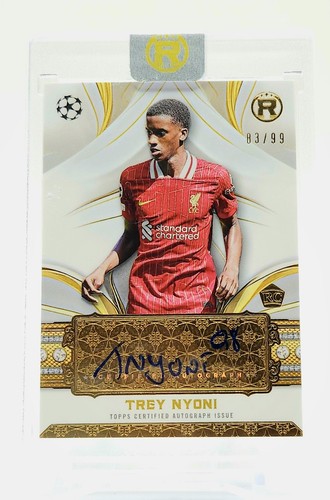 2024 Topps Reverence UEFA Club Competitions /99 Trey Nyoni #RA-TN Rookie Auto RC