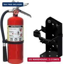 5lb ABC Dry Chemical Fire Extinguisher with Heavy Duty Vehicle Bracket