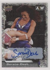 2022 Upper Deck AEW All Elite Wrestling Pyro 22/25 Serena Deeb #38 Auto 0x1