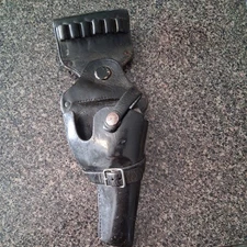 mohlenkamp Leather Holster with Bullet Holders, Black #62