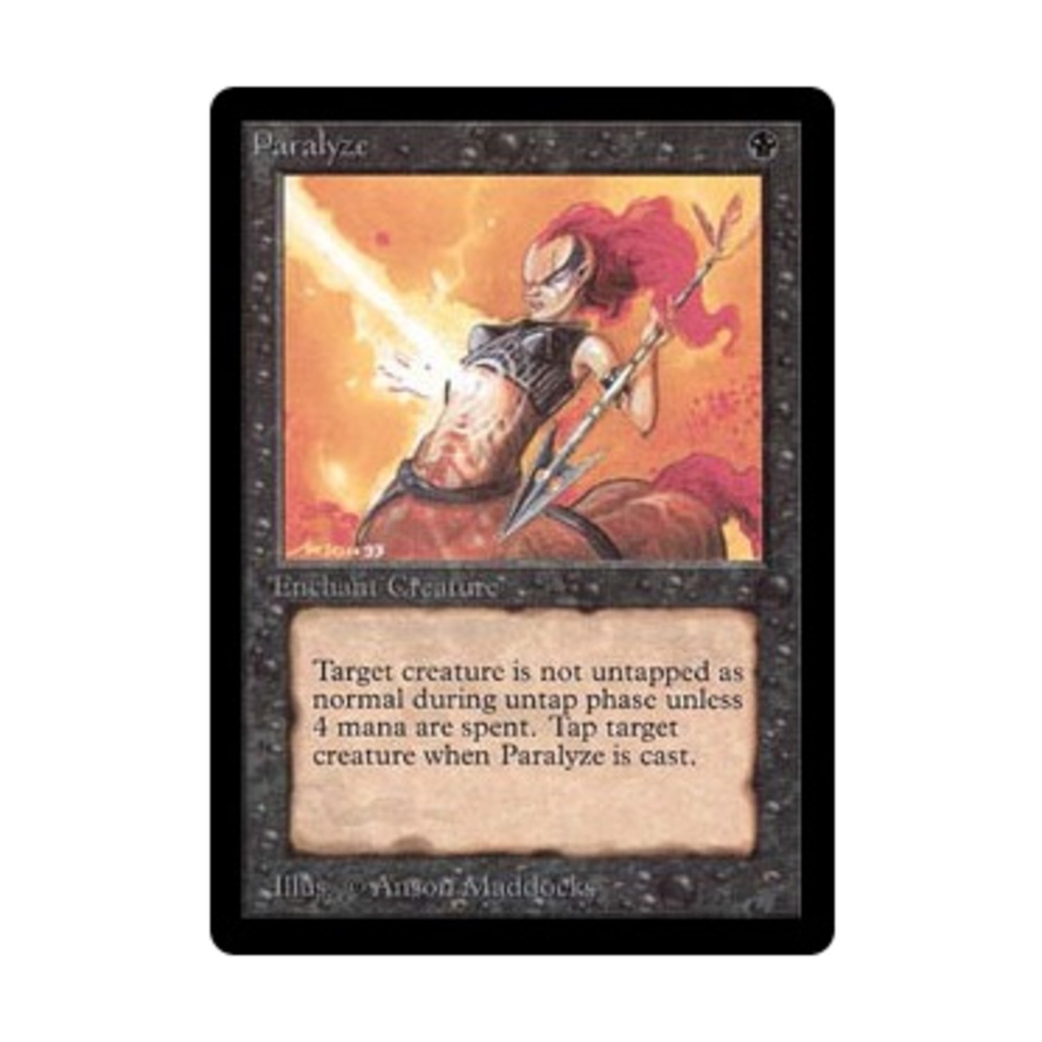 WotC MtG Beta Paralyze (C) Fair-