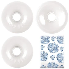 OJ Skateboard Wheels 75mm Tea Cup Thunder Juice 78A White