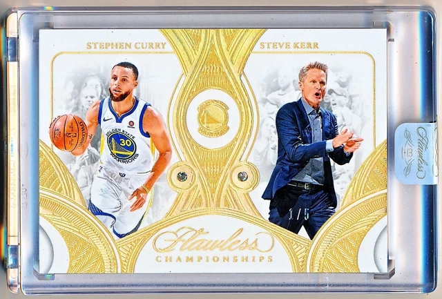 2024-25 Flawless Stephen Curry Steve Kerr Championships Gold Diamond #178 (1/5)