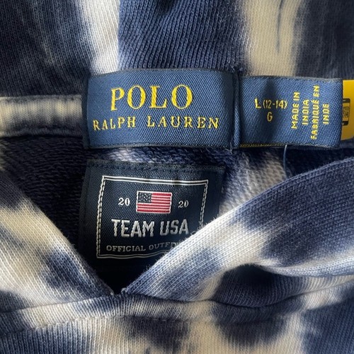 Polo Ralph Lauren Team USA/Tie Dye Boy's Hoodie Size 12 - 14 - Picture 3 of 3