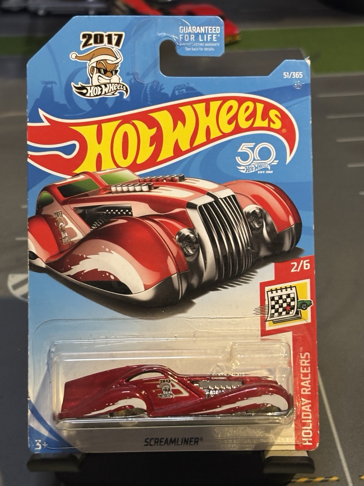 2017 Hot Wheels Holiday Racers Screamliner #51