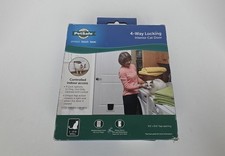 Open Box - PetSafe 4-Way Locking Pet Cat Flap Door 1/2" X 6 1/8"