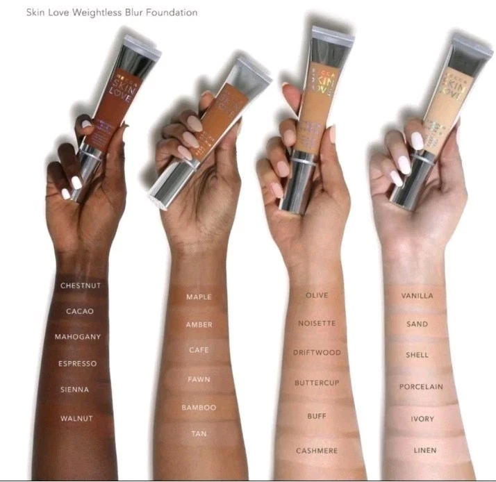 BECCA Skin Love Weightless Blur Foundation CACAO - 1.23FL OZ - Image 4 of 4