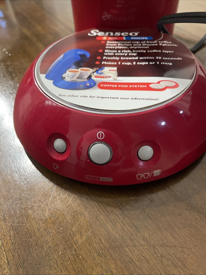 Cafetera Philips Senseo HD-7810 roja como nueva ¡usada una vez!! Foto 3 de 4