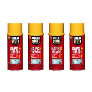 4 Cans Dow Great Stuff Gaps & Cracks Expanding Foam Sealant Insulation 12oz
