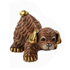 Made-to-Order De Rosa Collection Baby Brown Dog Figurine