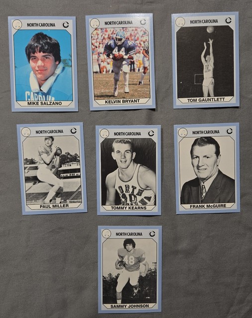 1990-91 North Carolina Collegiate Collection - - - Pick A Card - - -