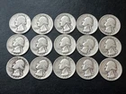 1944 Washington Quarter Set Of 1590% Silver Lot In Nice Condition