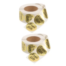 1000 Pcs Free Gift Stickers Customer Appreciation Adhesive Labels