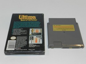 Ultima Quest of the Avatar NES Nintendo Game & Box Boxed