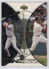 2000 Hitter's Club Generations of Excellence Derek Jeter Nomar Garciaparra 12f8