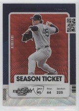 2021 Panini Contenders Season Ticket Optic Red Wave Prizm Gerrit Cole #11 0fp7