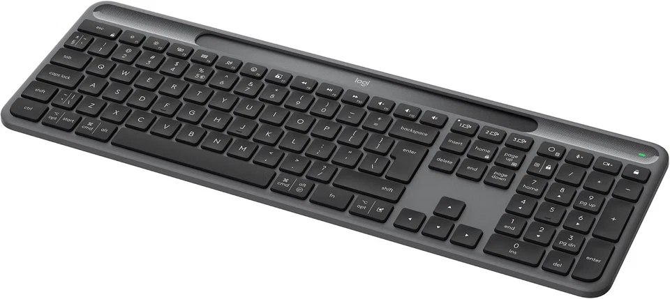 Logitech Signatur Slim Solar+ K980 Kabellos Tastatur - US INT'L QWERTY - Bild 3 von 4