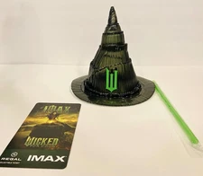 Regal Cinemas 2024 Wicked Elphaba Hat Cup NEW and IMAX Collectible Ticket