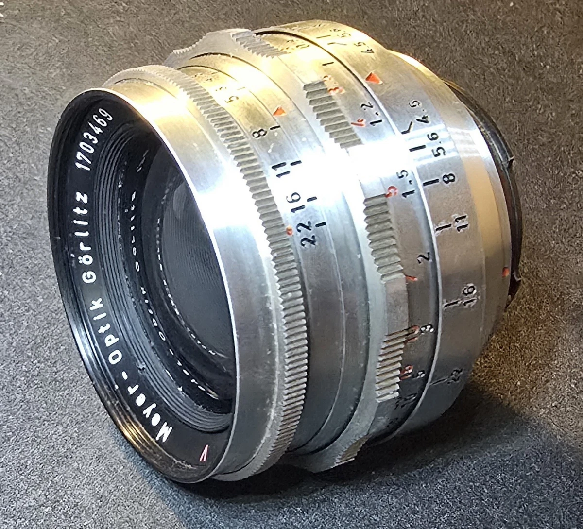 Meyer Primagon 35mm F4.5 EXAKTAマウント Meyer-Optik Görlitz Primagon 35mm F4.5 RED V Exakta Lens 4,5 35