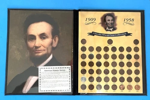 Lincoln Wheat Cent Collection 1909 – 1958 including 1909 V.D.B.