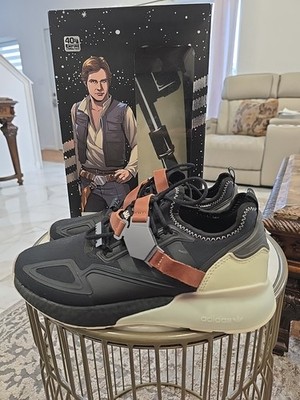 Size 9.5 - Star Wars x adidas ZX 2K Boost Han Solo original.box