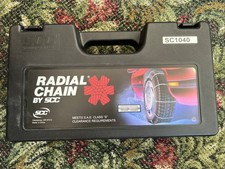Scc Sc1040 Radial Snow Chains Class S Passenger Car Tire Traction New Pair