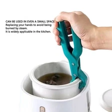 2PCS Anti Scalding Dish Plate Gripper Clips Hot Plate Clamp Holder for Moving