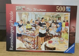 Ravensburger puzzle 500 pezzi. Happy Days at Work n. 16 La cameriera n. 148189
